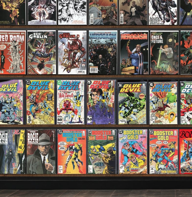Huge Lot 140+ Comics with Booster Gold, Blue Devil, Once & Future & More!