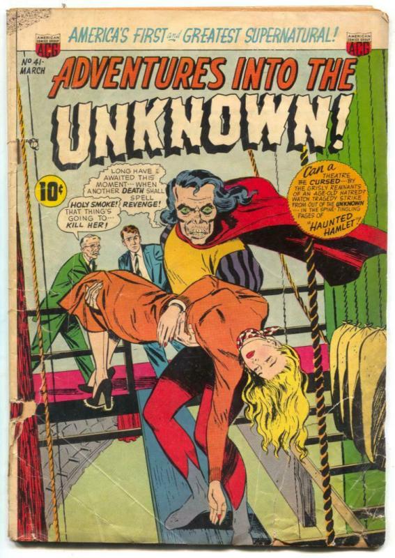 Adventures Into The Unknown #41 1953- ZOMBIES G-