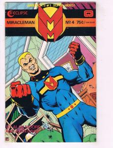 Miracleman # 4 VF/NM Eclipse Comic Book Alan Moore Alan Davis 1st Print J77