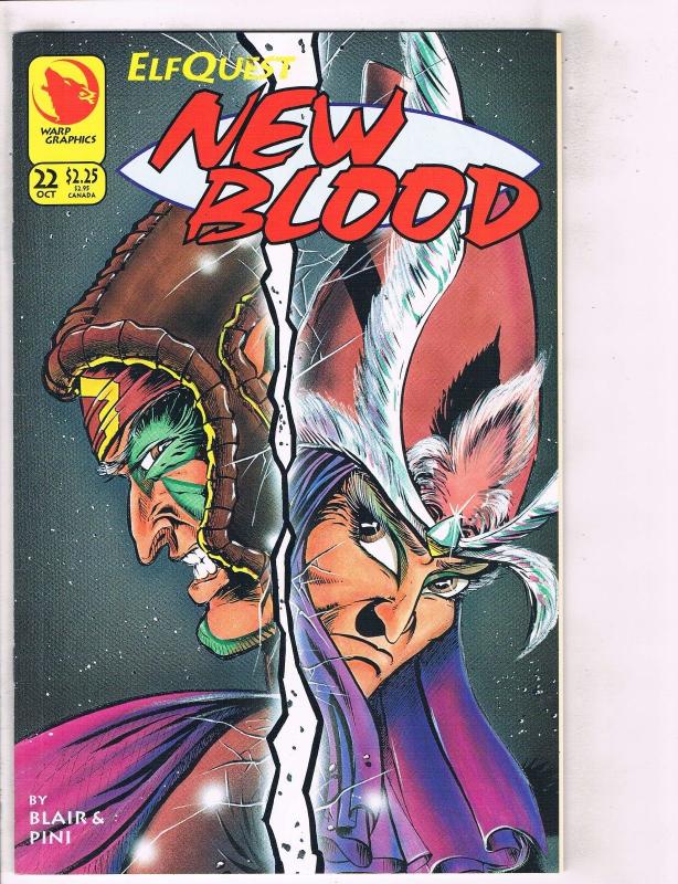 Lot of 4 Elf Quest New Blood Warp Graphics Comic Books #20 21 22 23 BH22 