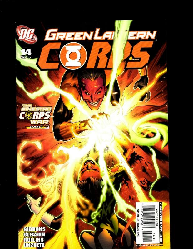 Lot of 12 Green Lantern Corps Comics #13 14 15 16 17 18 19 20 23 24 27 28 GK31