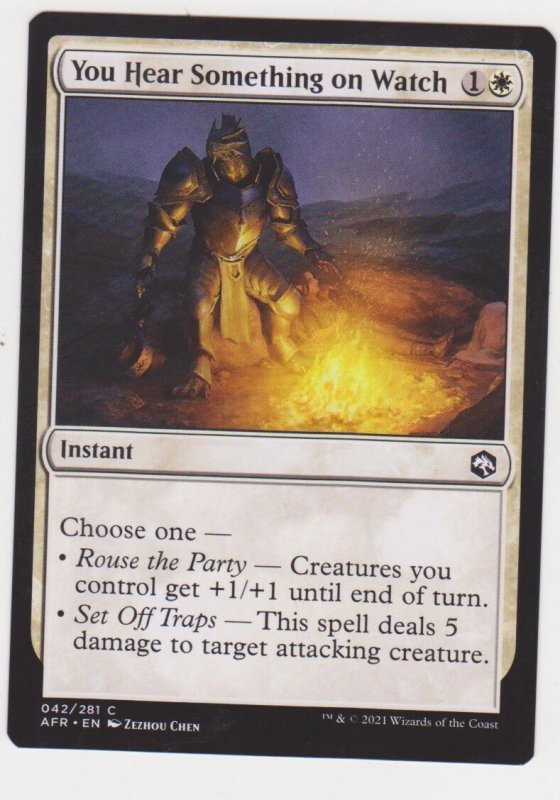 Magic the Gathering: Adventures in the Forgotten Realms - You Hear Something on