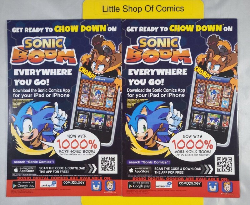 Sonic Boom #1 Connecting Covers A B C D 2014 Archie Comics