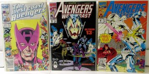 Avengers West Coast Lot 3 #14 Newsstand, 66, 90 1993 Marvel 9.2 Ultron Comics