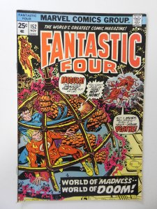 Fantastic Four #152 (1974) VG+ Condition MVS intact! moisture stain