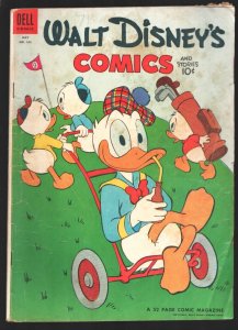 Walt Disney's Comics and Stories #164  1954 - Dell  -VG - Comic Book