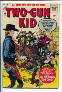 Two-Gun Kid #46 1959-Atlas-Jack Davis cover-rare Atlas?Marvel error comic-Kid...