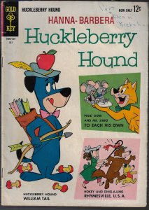 Huckleberry Hound #21 (Dell, 1963) FN-