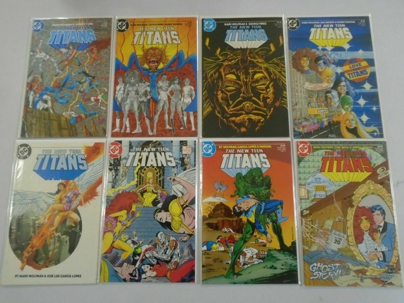 New Teen Titans (2nd series) lot from:#2-94 30 diff 8.0 VF (1984-92)