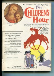 THE CHILDREN'S HOUR #1-01/1954-COMICS-PUZZLES-CRAFTS--SOUTHERN STATES-fn/vf