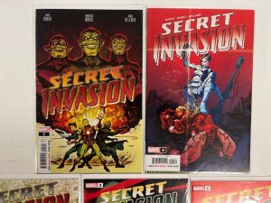 5 Secret Invasion Marvel Comic Books # 1 2 3 4 5 Defenders Thor Hulk 84 JS63