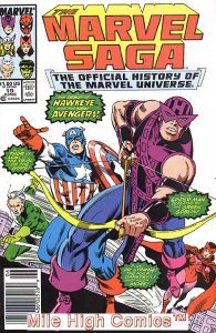 MARVEL SAGA (1985 Series) #19 NEWSSTAND Very Good Comics Book