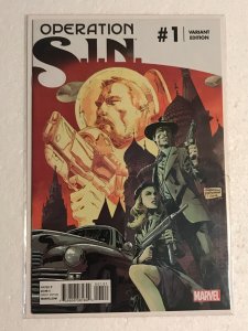 OPERATION S.I.N. #1 NM Gabriel Hardman RETAILER INCENTIVE VARIANT Marvel 2015