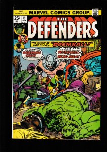 The Defenders #19 (1975) VFN / POWER-MAN / VS WRECKING CREW