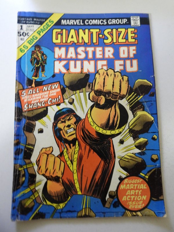 Giant-Size Master of Kung Fu #1 (1974) VG- Condition