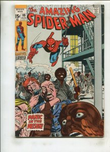 AMAZING SPIDER-MAN #99 (8.0) PANIC IN THE PRISON!! 1971