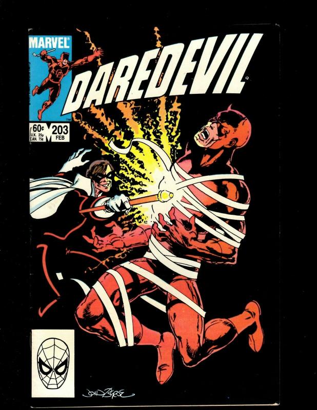 10 Daredevil Marvel Comic Books #192 193 194 200 202 202 203 204 205 206 HY2