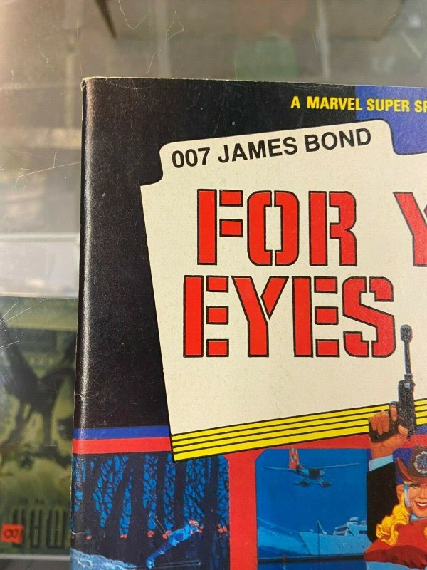 Marvel Super SPecial 19 James Bond For Your Eyes Only VF 