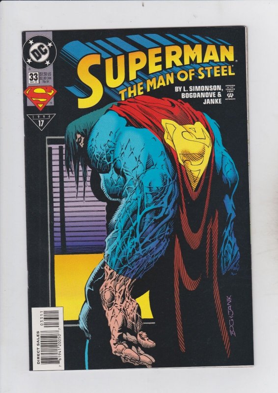 DC Comics! Superman! The Man of Steel! Issue 33!