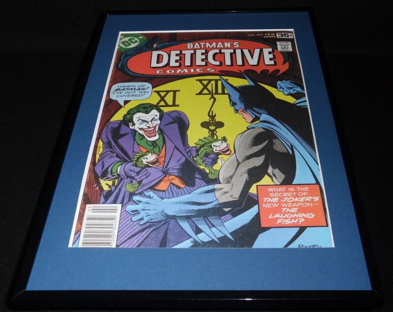 Detective Comics #475 Joker Framed 11x17 Cover Poster Display