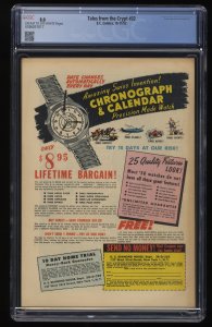 Tales From The Crypt #32 CGC VF 8.0 Jack Davis Cover Art! EC Pre-Code Horror!