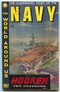 World Around Us #10 1959- Illustrated Story of the Navy G