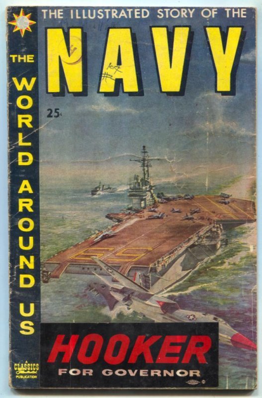 World Around Us #10 1959- Illustrated Story of the Navy G