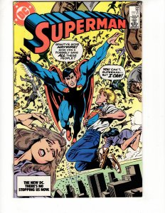 Superman #398 (Beautiful High Grade Copper Age DC !!!!! / ID#502