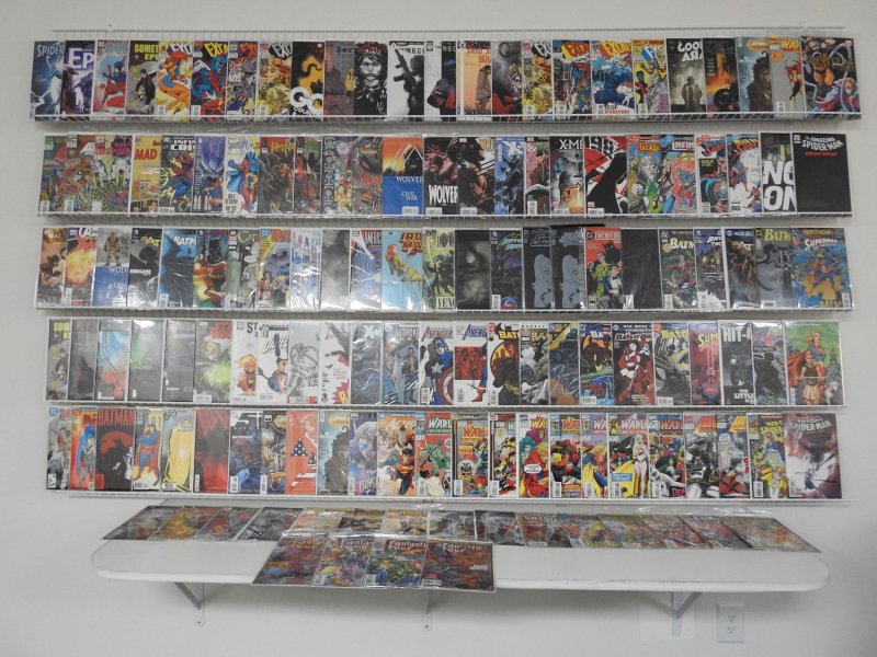 Huge Lot of 130+ Comics W/ Batman, Wolverine, Fantastic Four! Avg. VF Condition!