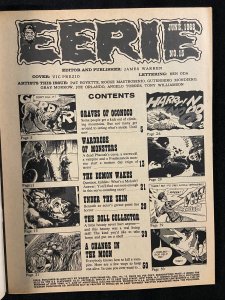 EERIE A WARREN MAGAZINE #15 JUNE 1968 VF-NM