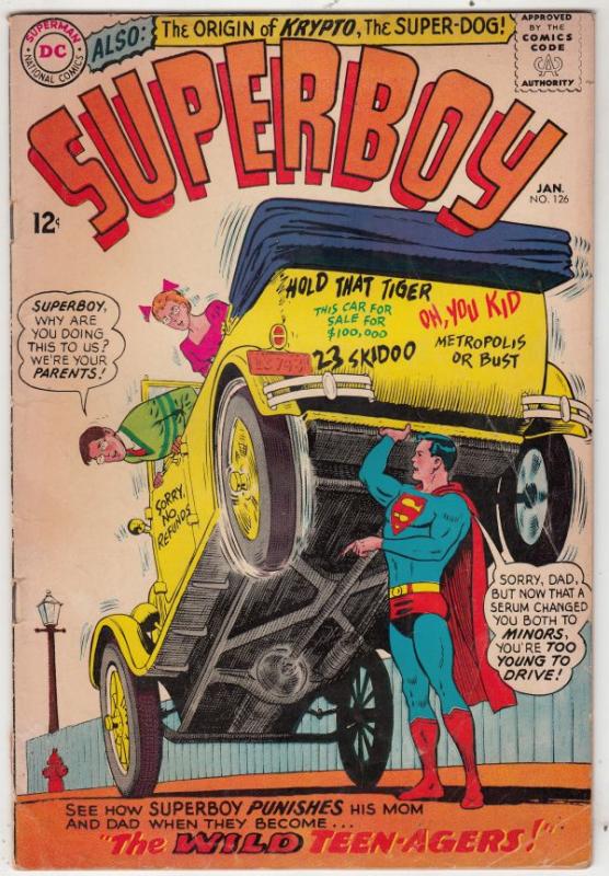 Superboy #126 (Jan-66) VG Affordable-Grade Superboy