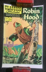 CLASSICS ILLUSTRATED #7 11x17 Laminated Poster FVF 7.0 Robin Hood