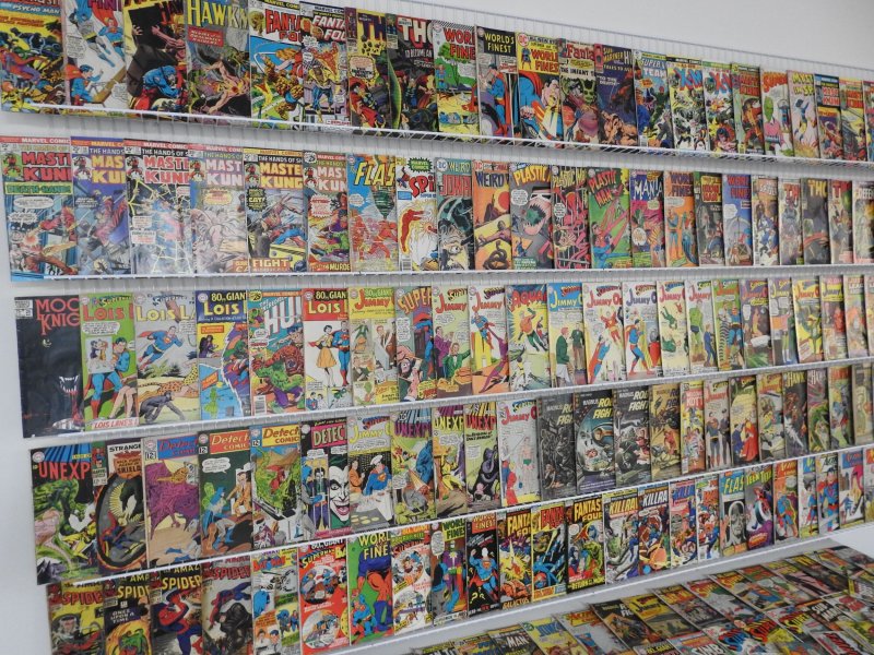 Huge Lot of 170+ Silver/Bronze Comics W/ Thor, Fantastic Four, +More! see desc