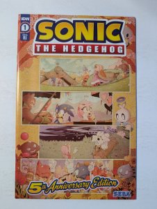 Sonic the Hedgehog #1 5th anniversary edition 1/10 Retailer Incentive variant
