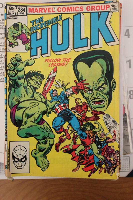 Incredible Hulk 284  VG