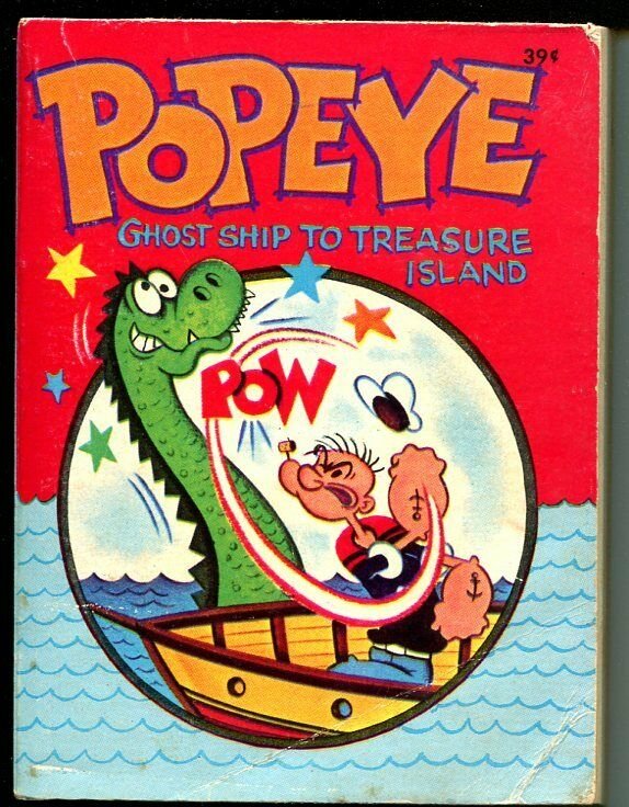 Popeye-Ghost Ship To Treasure Island-1967-Whitman-Big Little Book-VG