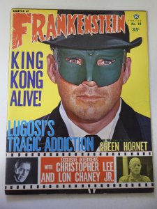 Castle of Frankenstein #10 (1967) VG Condition 1/4 tear with tape on inner fc