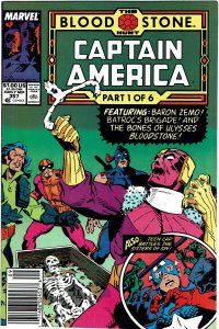 Captain America #357  Newsstand  NM-