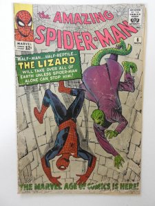 The Amazing Spider-Man #6 FR/GD Condition! Cover detached at bottom staple