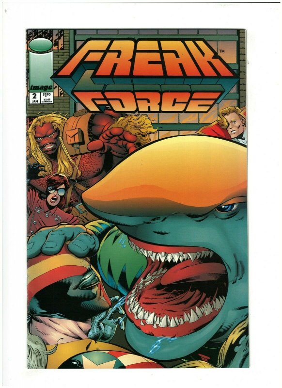 Freak Force #2 NM- 9.2 Image Comics 1993 Keith Giffen, Erik Larsen 