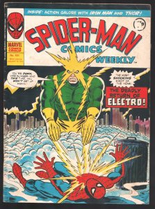 Spider-man Comics Weekly #101 1975- Electro-Thor-Jack Kirby-Iron Man-Don Heck
