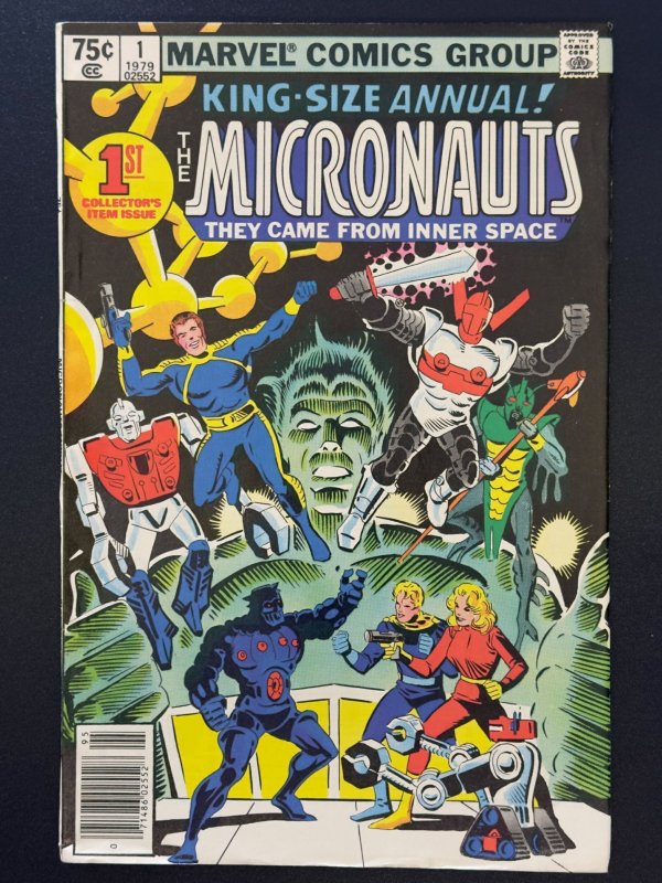 Micronauts Annual #1 (1979) NM (Newstand) Steve Ditko 1st App of Hornetdroid