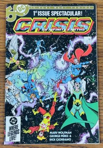 CRISIS ON INFINITE EARTHS 1 GEORGE PEREZ Marv Wolfman 1st DC Blue Beetle 1985