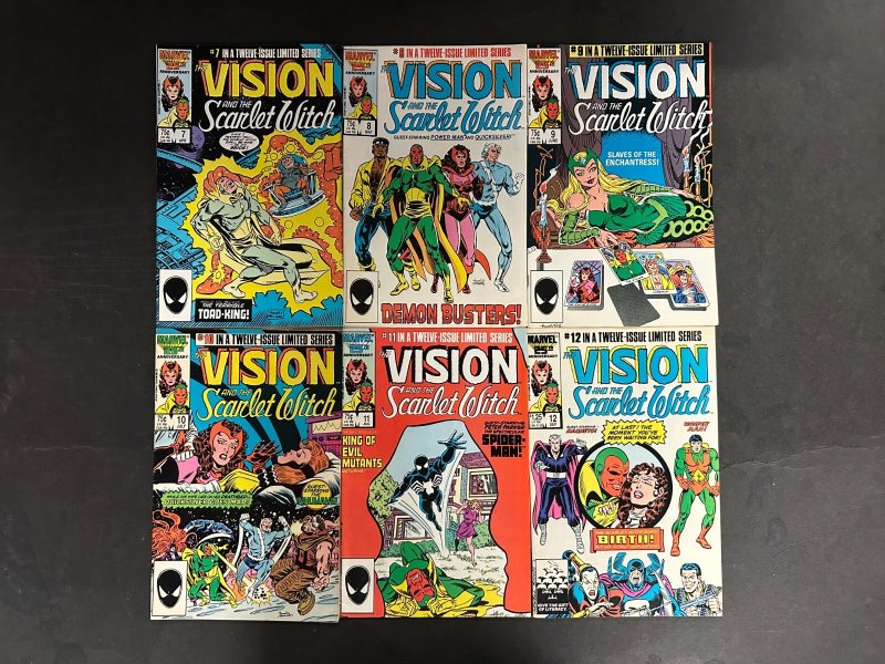 Vision and the Scarlet Witch (1985) #1-12 Complete VF (8.0) Set Marvel