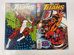 4 The New Titans DC comic books #102 103 104 106 36 KM12