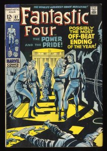 Fantastic Four #87 FN- 5.5 Marvel Comics