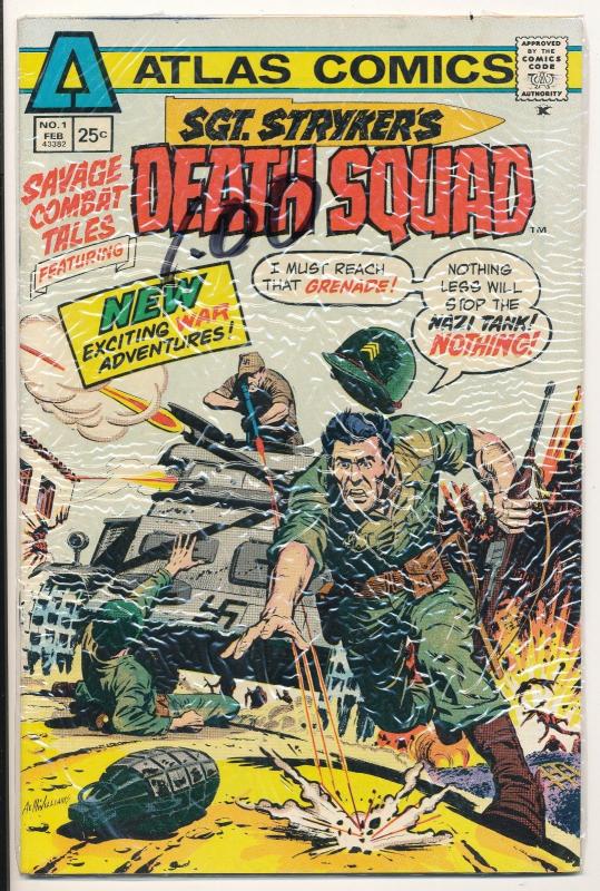 Atlas Comics Sgt. Stryker's Death Squad #1 FINE/VF 7.0 +/- (HX33)   