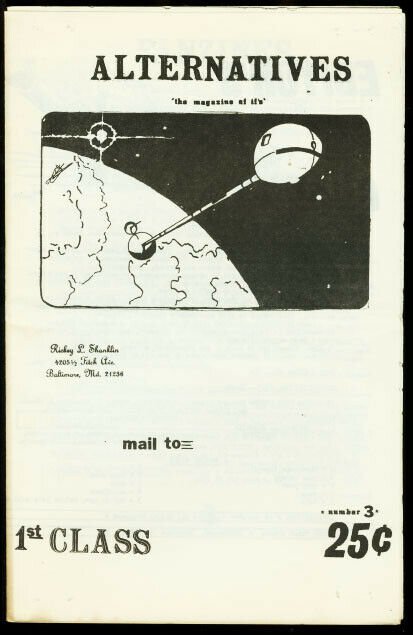 Alternatives Fanzine #3-1972-SCI FI PULP ZINE REVIEW VG