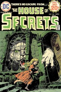 House of Secrets #125 POOR ; DC | low grade comic November 1974 Horror Cat