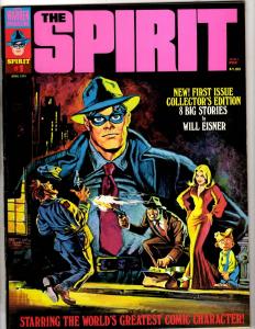 The Spirit # 1 VF/NM Warren Magazine Comic Book Will Eisner April 1974 TD14